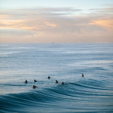 Group surf trip on the southern coast